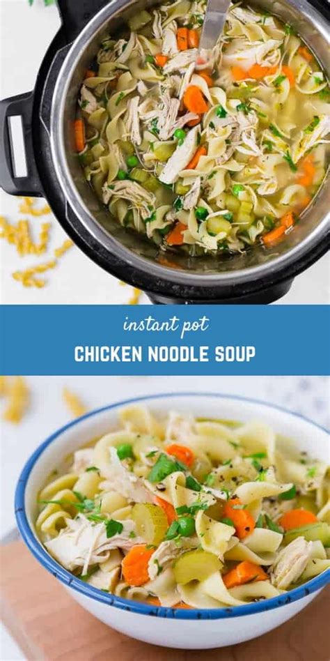 Instant Pot Chicken Noodle Soup Rachel Cooks®