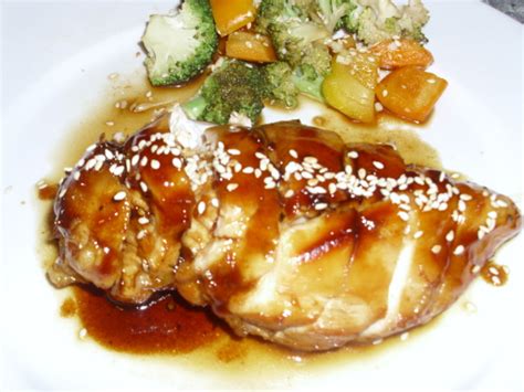 Honey Orange Chicken With Sesame Sauce Recipe Genius Kitchen