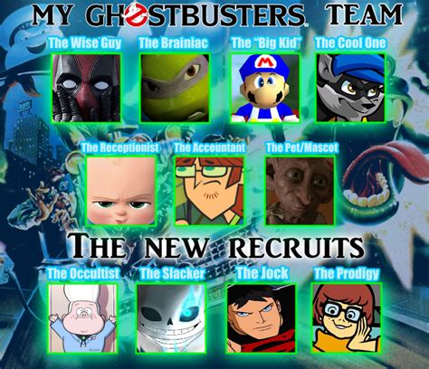 my ghostbusters team by burningeagle171340 on deviantart