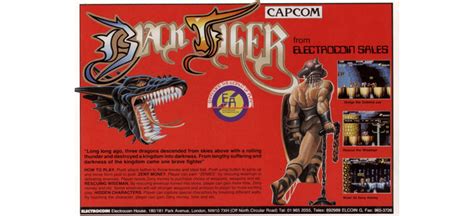 Black Tiger Capcom 1987 Retrobros