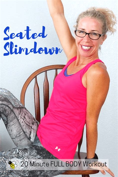 Seated Slimdown Minute Full Body Cardio Strength Workout No