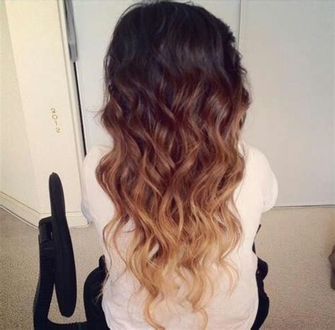 I Wanna Try Omber Bad Brown To Blonde Ombre Hair Ombre Hair Color