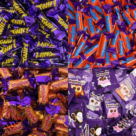 cadburys chocolate mix 🍬crunchietwirl🍬buttons🍬fudge sweets and chocolates pearmill sweet