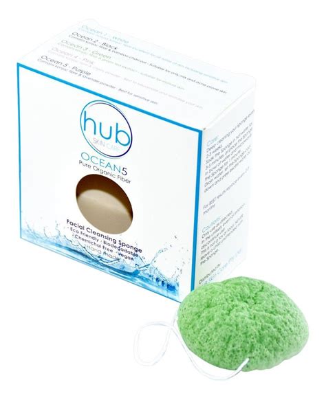 Hub Skin Care The Best Facial Cleanser Konjac Sponge Ocean With Konjac