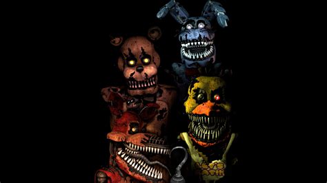 scary five nights at freddy s wallpapers wallpaper cave