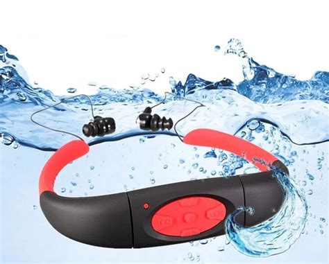 Summer Swimming Mp3 Waterproof Bluetooth Music Gaming Headset Underwater Neckband Ipx8 Diving
