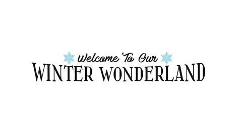 Winter Welcome Sign Winter Wonderland Christmas Svg Etsy