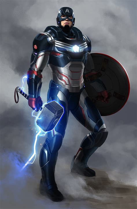 Captain America Armored By Young Kim Rmarvelstudios