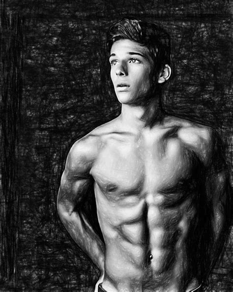 Sean Odonnell Gay Art Male Art Digital Download  By Michael Taggart Photography Shirtless