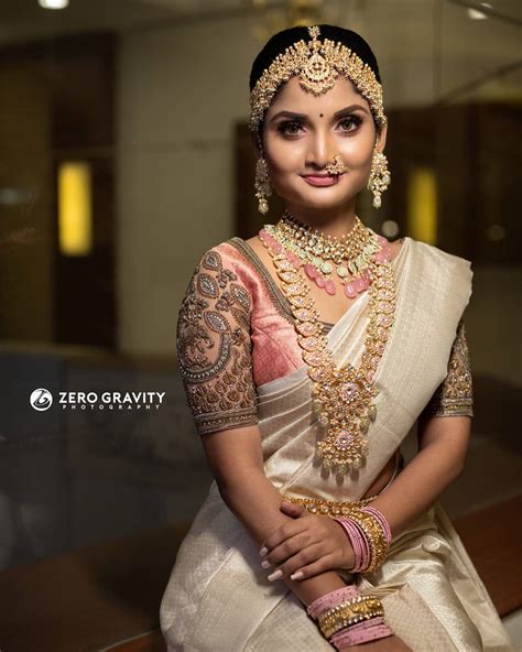 Make Way For Pastel Kanjeevaram Sarees Featuring Gorgeous South Indian Brides Wedding Trends
