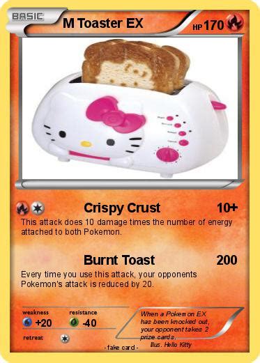 Pokémon M Toaster Ex Crispy Crust My Pokemon Card