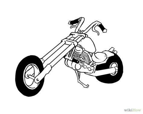 4 Ways To Draw A Motorcycle Wikihow