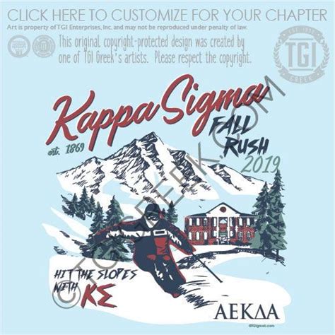 Kappa Sigma Fraternity Tshirt Design By Tgi Greek Tshirt Design