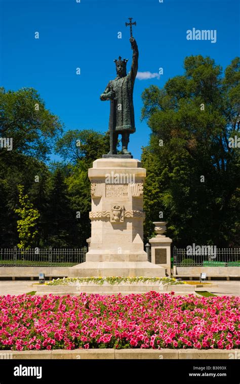 Statue Of Stefan Cel Mare In Chisinau Moldova Europe Stock Photo Alamy