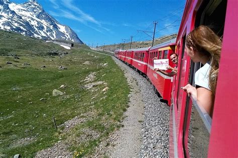 Bernina Express Tour Swiss Alps And St Moritz With 4 Pick Up Points In