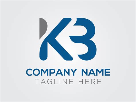 Linked Letter Kb Logo Design Grafik Von Rana Hamid · Creative Fabrica