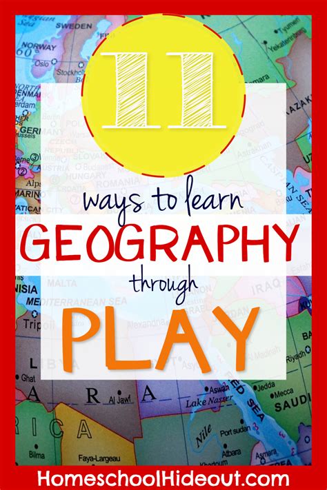 Learn Geography Through Play Homeschool Hideout Geography Lessons Teaching Geography