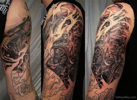 Dark Biomechanical Tattoo On Shoulder Tattoo Designs Tattoo Pictures