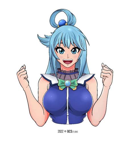 Busty Aqua By Bcscomics From Patreon Kemono