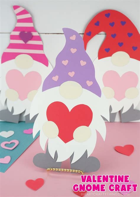 Valentine Gnome Craft I Heart Crafty Things