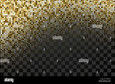 Halftone Dotted Pattern As A Background Abstract Golden Dots Vector