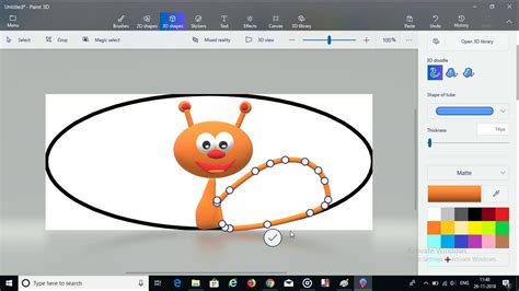 Quick And Easy Way To Draw 3d Image With 3dpaint Ms Paint 3d Image