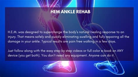 Ppt Sprained Ankle Rehab Powerpoint Presentation Free Download Id
