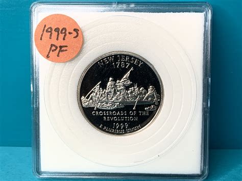 1999 S Proof New Jersey 50 State Quarter For Sale Buy Now Online