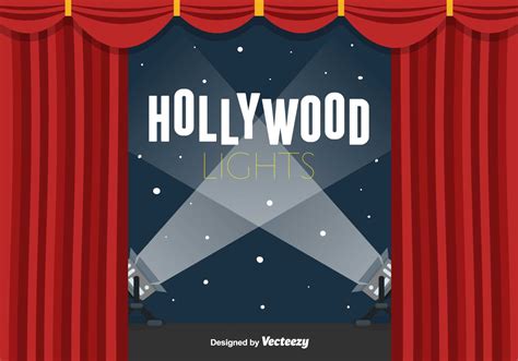 Hollywood Lights Vector Background 136509 Vector Art At Vecteezy