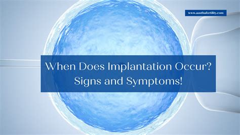 When Does Implantation Occur Signs And Symptoms Of Implantation