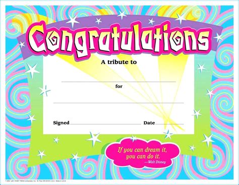 Free Printable Blank Award Certificate Templates