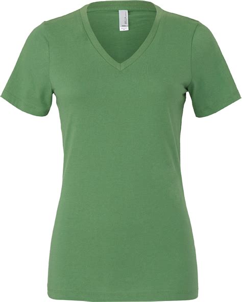 Bella Canvas Ladies Relaxed Jersey V Neck T Shirt Alphabroder