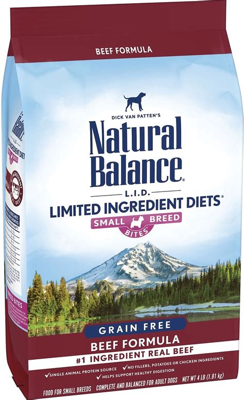 Natural Balance Lid Limited Ingredient Diets Beef Formula Small