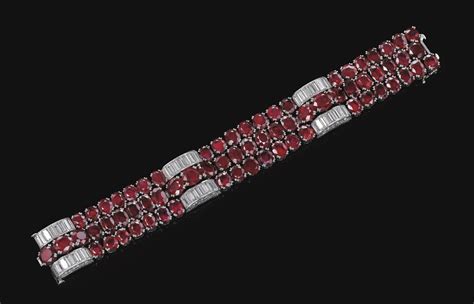 591 Ruby And Diamond Bracelet Van Cleef And Arpels Circa 1940