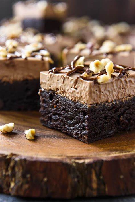 Nutella Brownies With Chocolate Hazelnut Frosting YellowBlissRoad Com