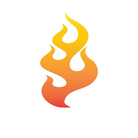 Gradient Orange Fire Flame 26720355 Png