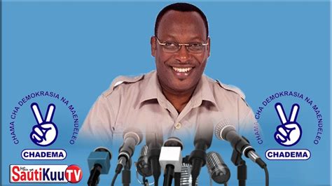 Mwenyekiti Wa Chadema Freeman Mbowe Akilihutubia Taifa Youtube