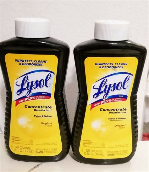 X Original Lysol Concentrate All Purpose Cleaner Disinfectant Oz Pack Of Lysol In