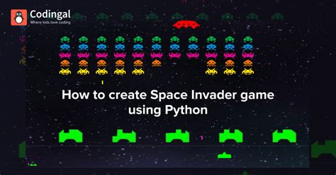 Space Invaders Game Using Python Codingal