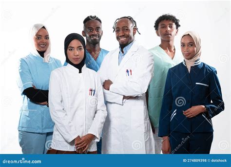 Team Or Group Of A Doctor Nurse And Medical Professional Coworkers