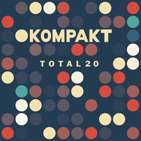 Kompakt Total 20 Kompakt Records 2020 Como Las Grecas