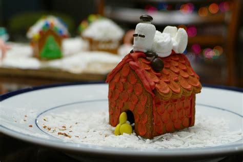 Homemade Snoopys Doghouse Gingerbread Rfood