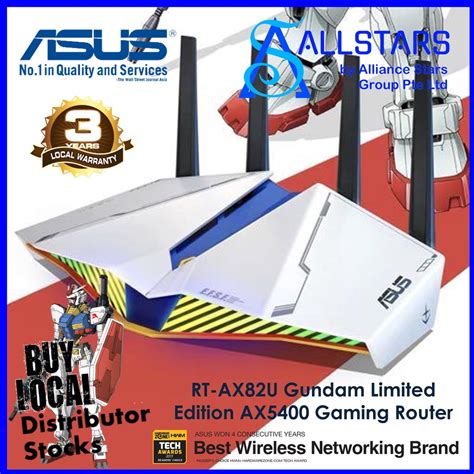 Asus Gundam Limited Edition Rt Ax82u Wireless Ax5400 Dual Band Wifi6