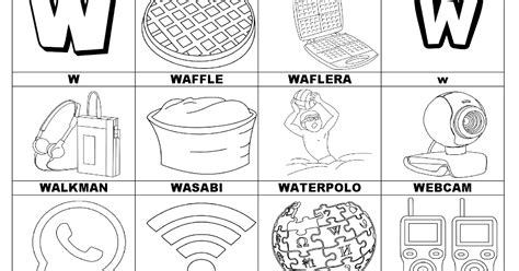 Imagen 55 Imagen Dibujos Para Colorear De W Vn