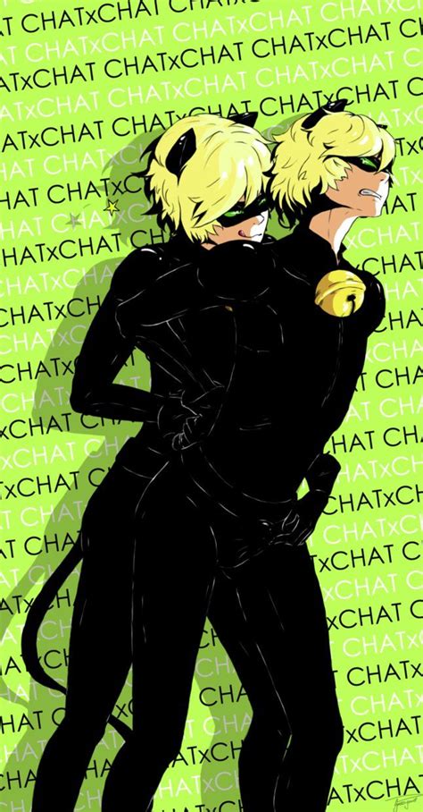 Chat X Chat Omg By Greenyswolf Miraculous Ladybug Chat Noir