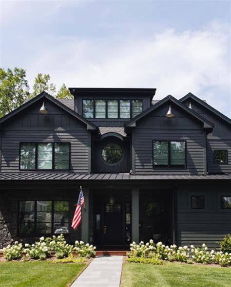 What Are Your Thoughts On This Black Modern Farmhouse The Exterior Is