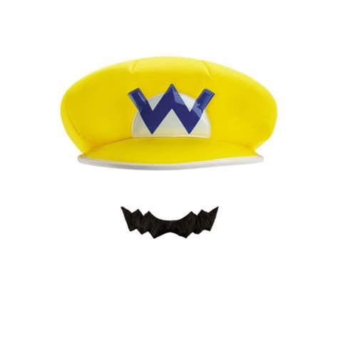 Wario Child Hat And Mustache