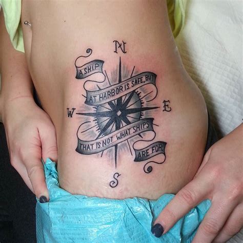 Sweet Compass Tattoo Done Today By Pertastic At Luckyinlovetattoo