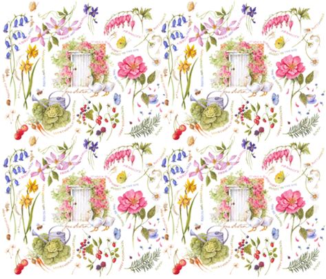 Jane Austen Wallpaper Pedicel Clip Art Botany Wrapping Paper Pattern WallpaperUse