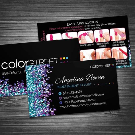 Simple steps to maximize profit selling on etsy. Color Street Business Cards Color street Black Business ...